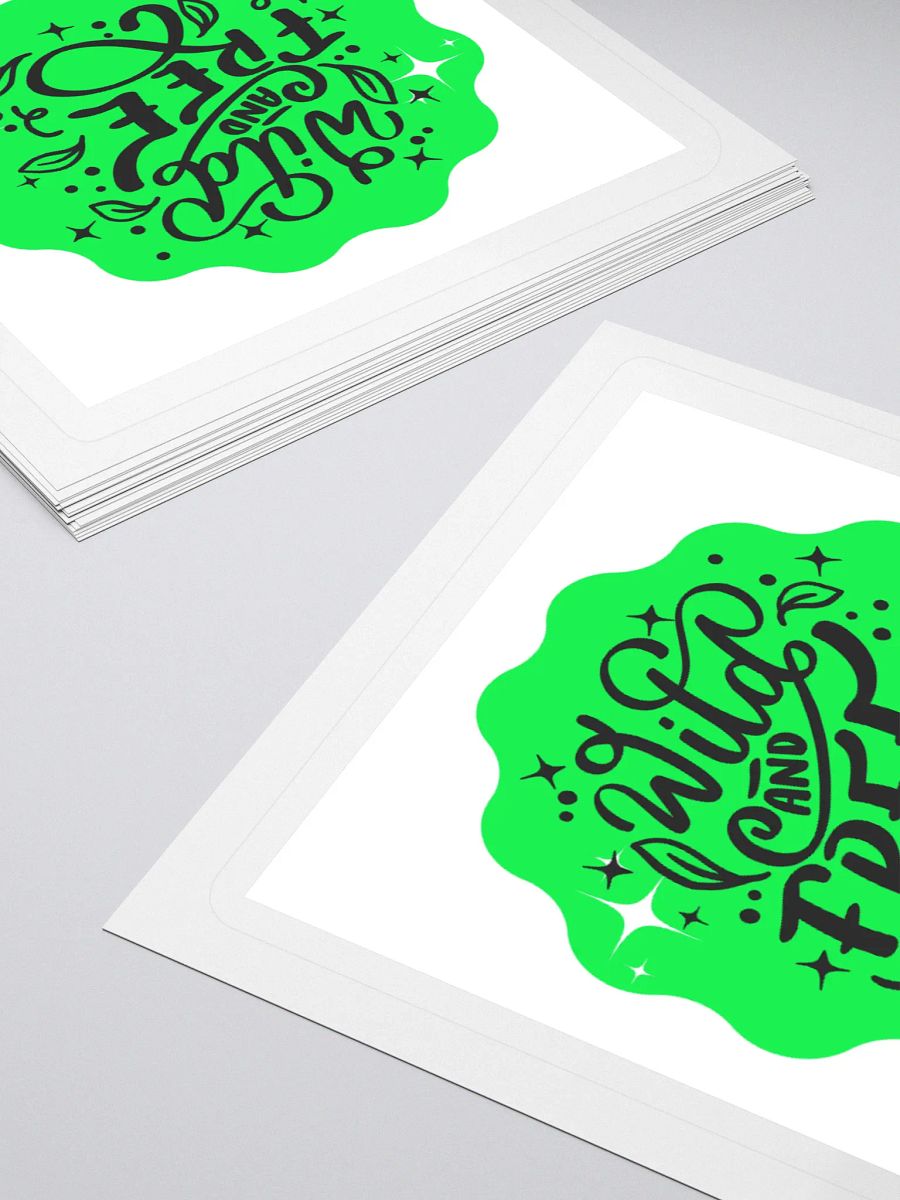 Wild and Free – Free Your Spirit 3x3 Sticker product image (4)
