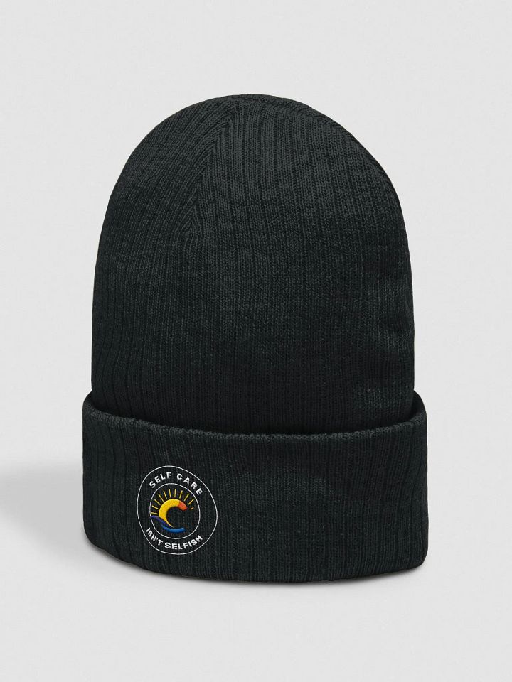 Self Care Sunrise Wave Eco-Friendly Beanie product image (2)