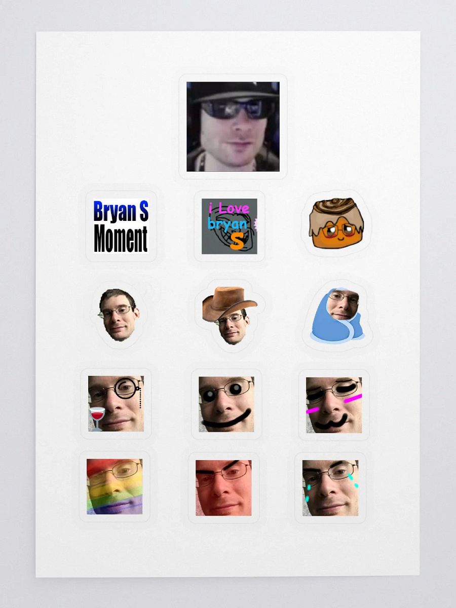Brim Face Stickers product image (1)