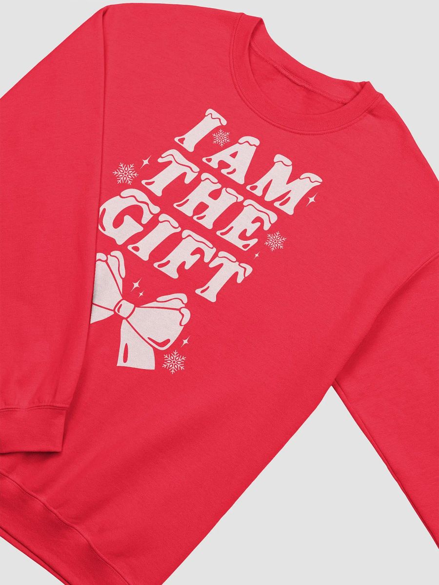 "I Am The Gift" Crewneck - Red product image (2)