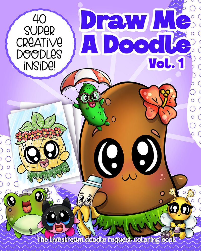 Draw Me A Doodle Vol 1 DIGITAL DOWNLOAD