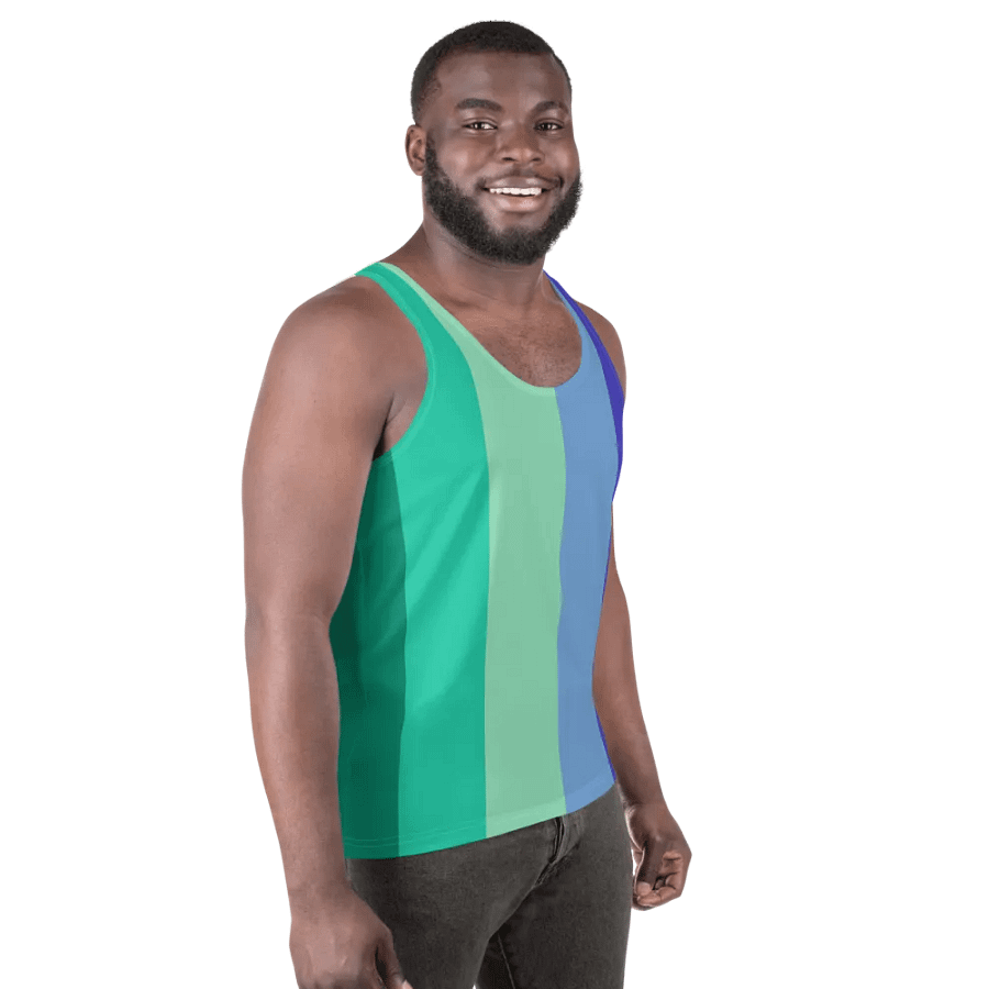 Gay Men's Pride Flag - All-Over Print Tank product image (7)