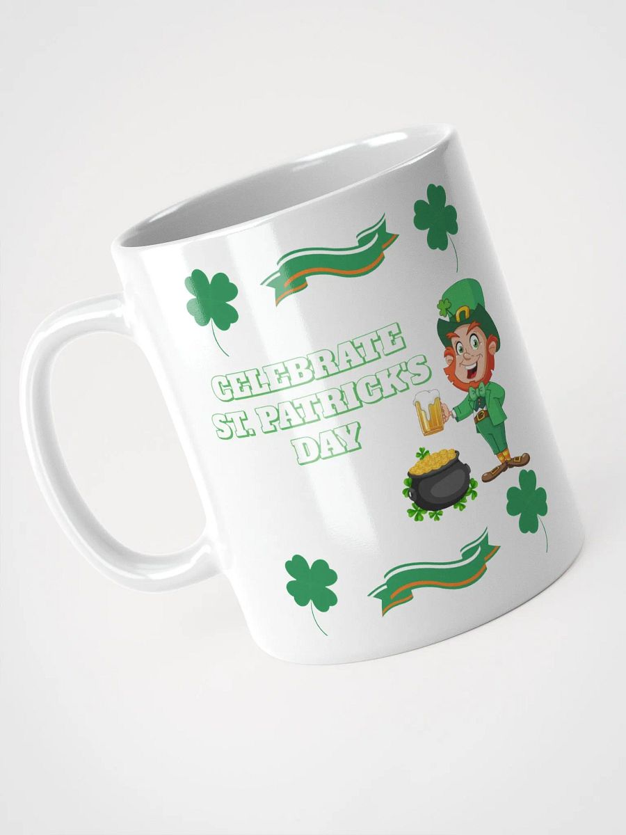 Celebrate St. Patrick's Day Holiday White Mug product image (9)