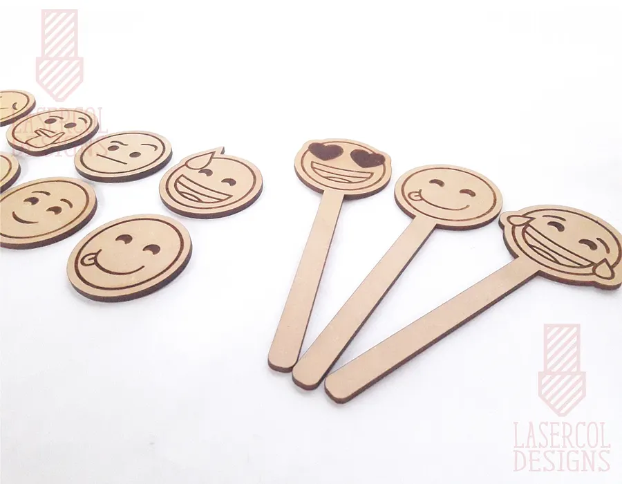 Emojis Set 1 - Laser Cut Files product image (4)