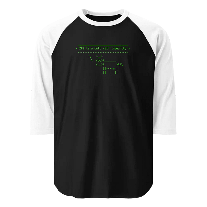 Cult of ZFS - Raglan Tee product image (2)