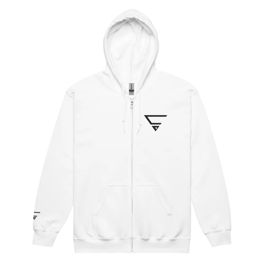 CraytoX Zip-Hoodie - White product image (9)