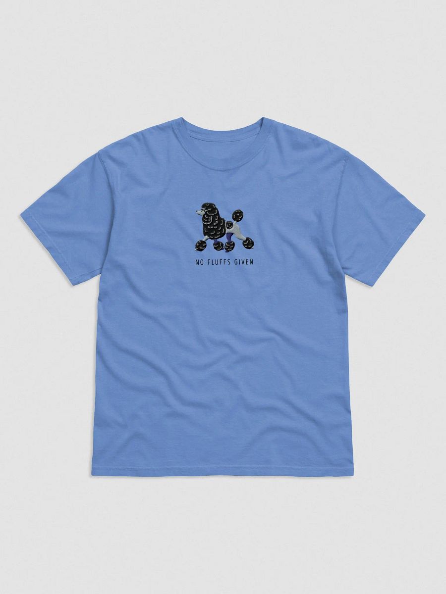 No Fluffs Given T-Shirt(Embroidered) of a Standard Poodle(Black) product image (4)