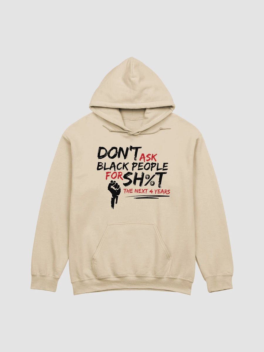 Don’t Ask Black People for Sh%t for the Next 4 Years Hoodie product image (2)