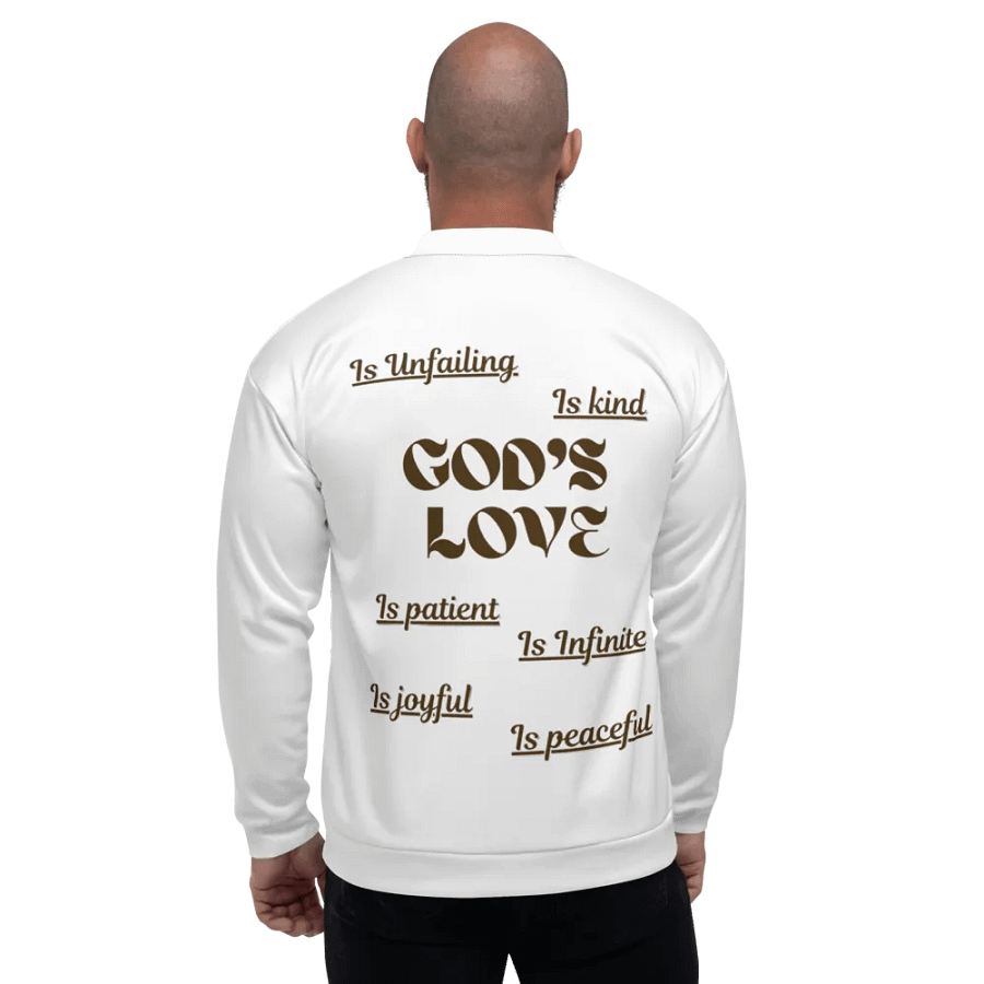 God's Love is excess unisex Bomber Jacket product image (9)