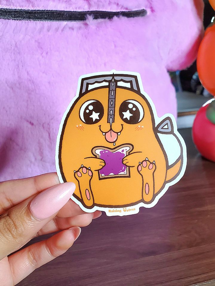 Chainsaw Dog Sticker product image (2)