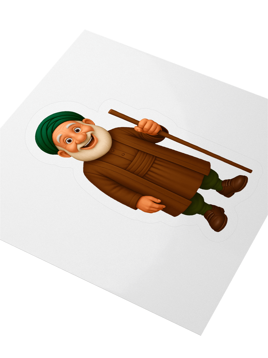 Smiling Sheikhi Kiss Cut Stickers product image (8)