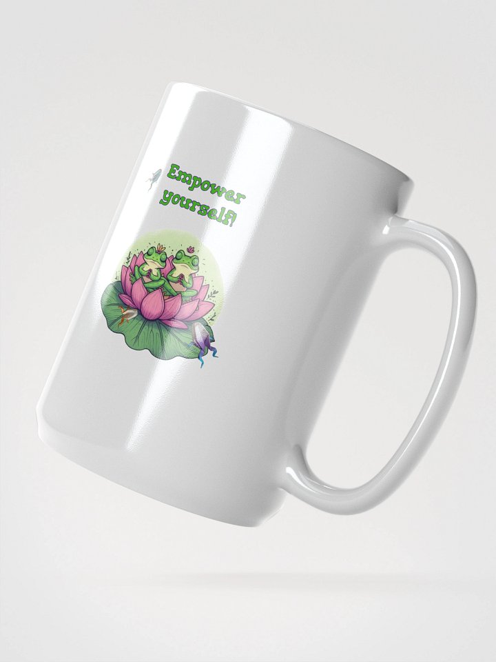 Empowerment Frogs White Glossy Mug product image (2)