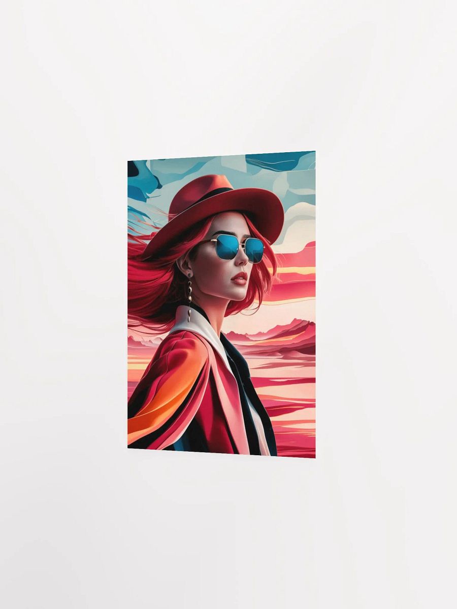 Abstract illustration of a Woman Poster - 5 product image (7)