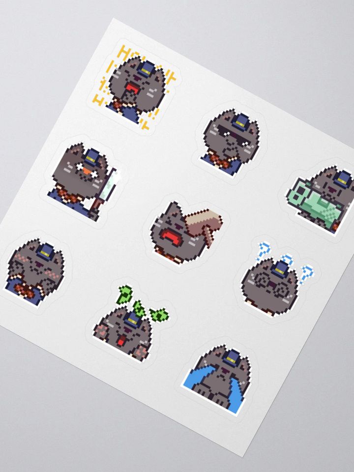 The Business Cat Emote Sticker Sheet #2 product image (5)