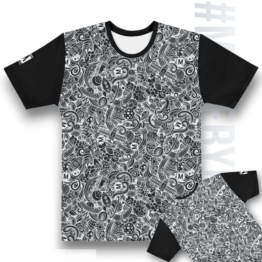 Dark Space Scribble - Ultimate T-Shirt | #MadeByMELO product image (1)