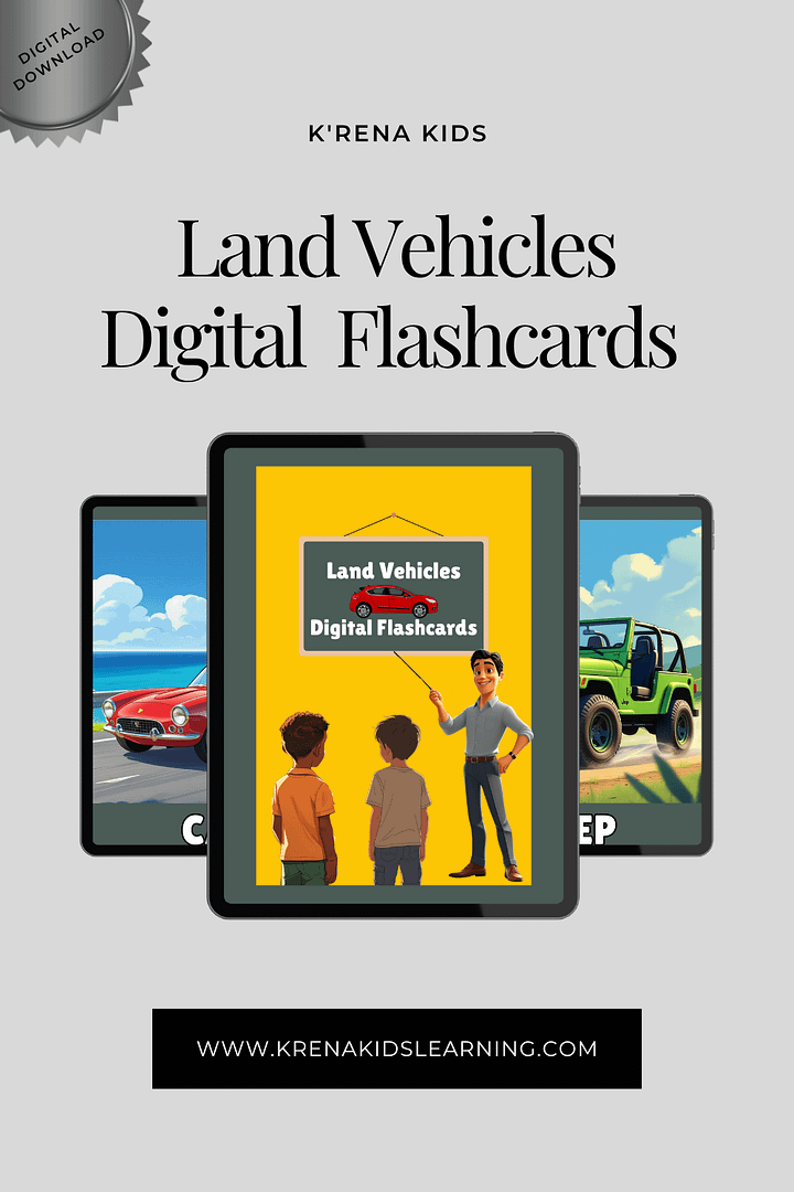 Land Vehicles Flashcards product image (1)