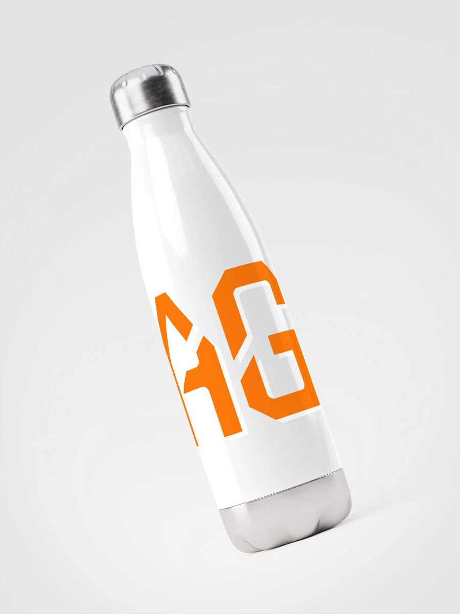 AGL Text Stainless Steel Bottle - Orange product image (3)