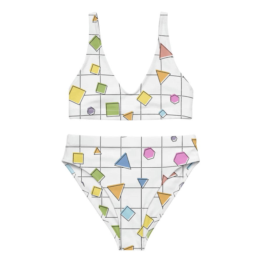Geometric Fusion High-Waisted Bikini product image (1)