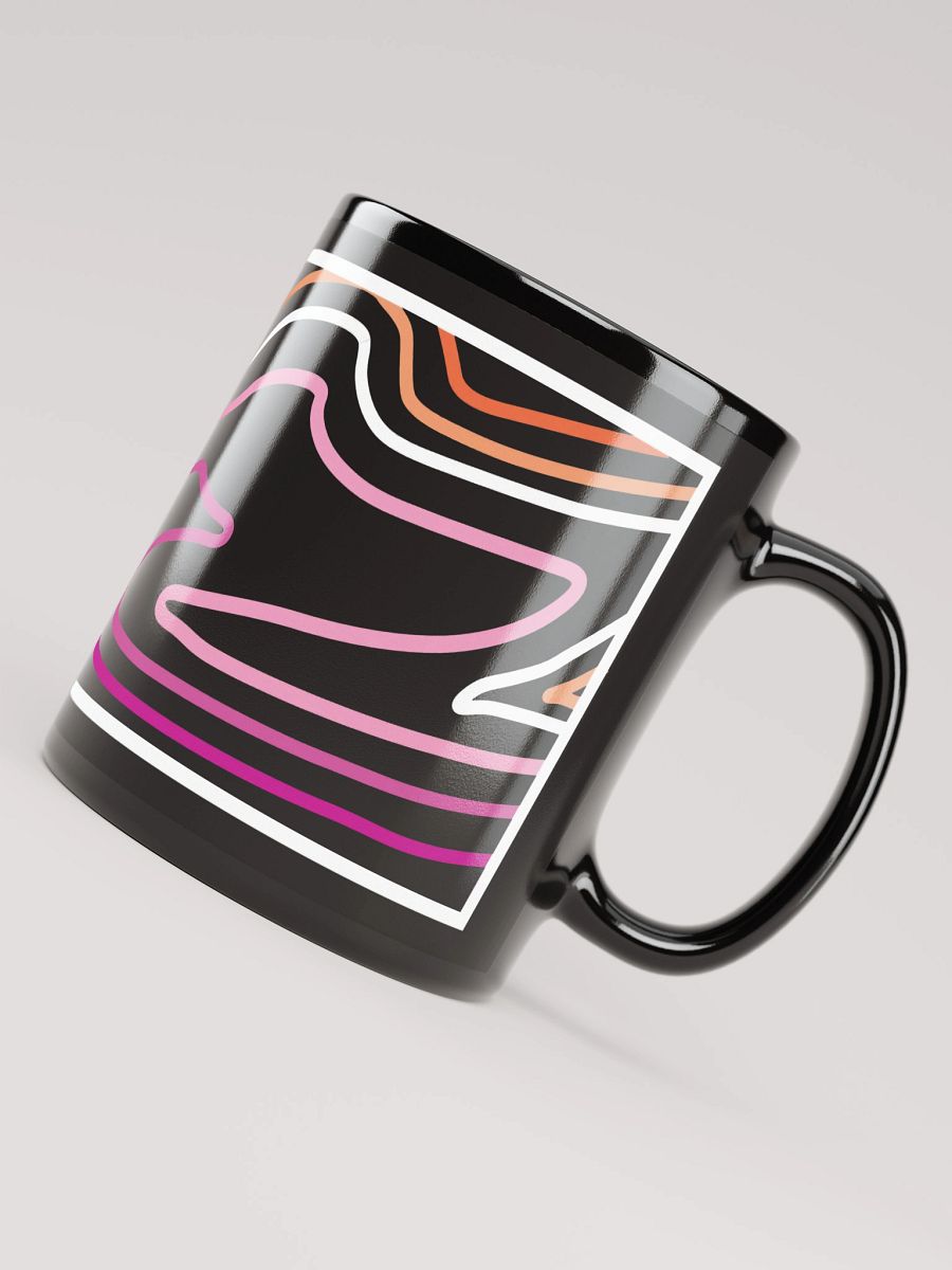 Topographic Pride Lesbian Mug product image (8)