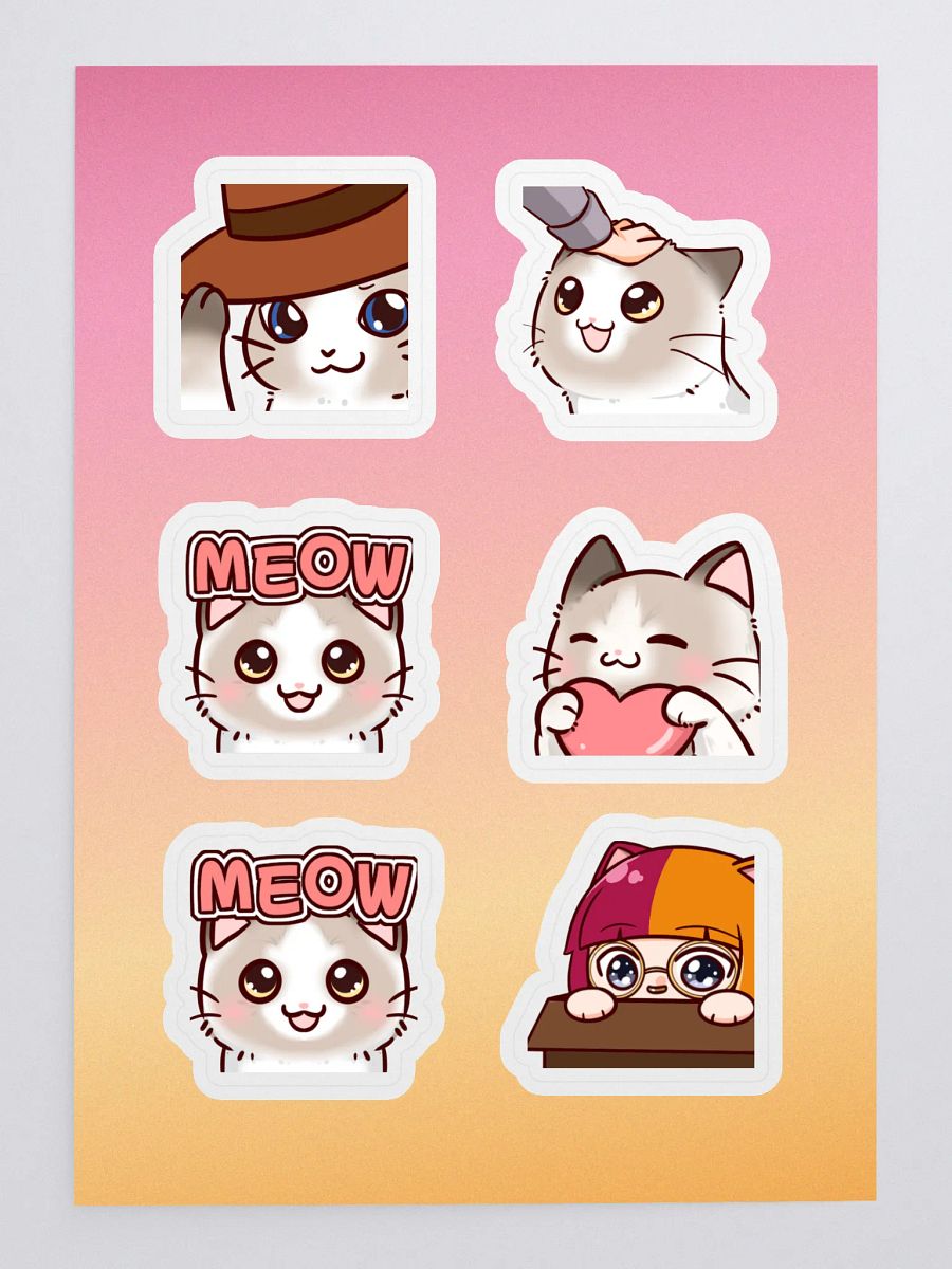 Sticker Set 4: Cat Pack product image (3)