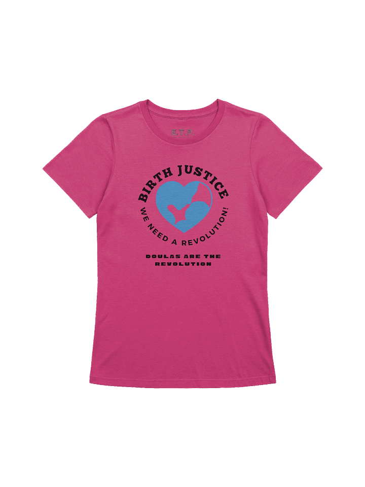 Birth Justice [Blue Heart] - Women's Relaxed T-Shirt product image (1)