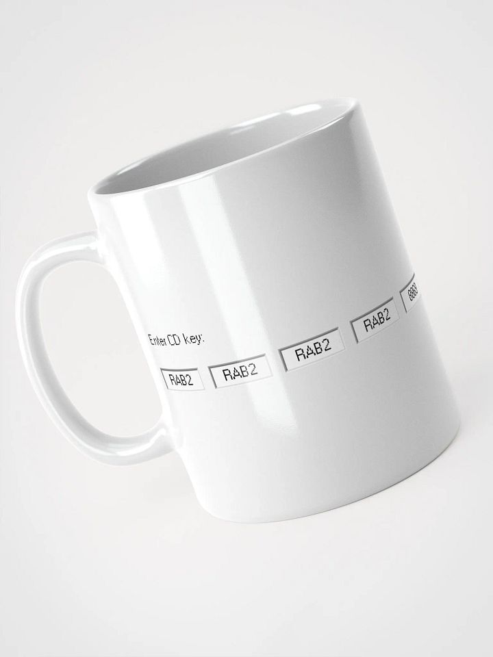 Enter CD key White Mug product image (1)