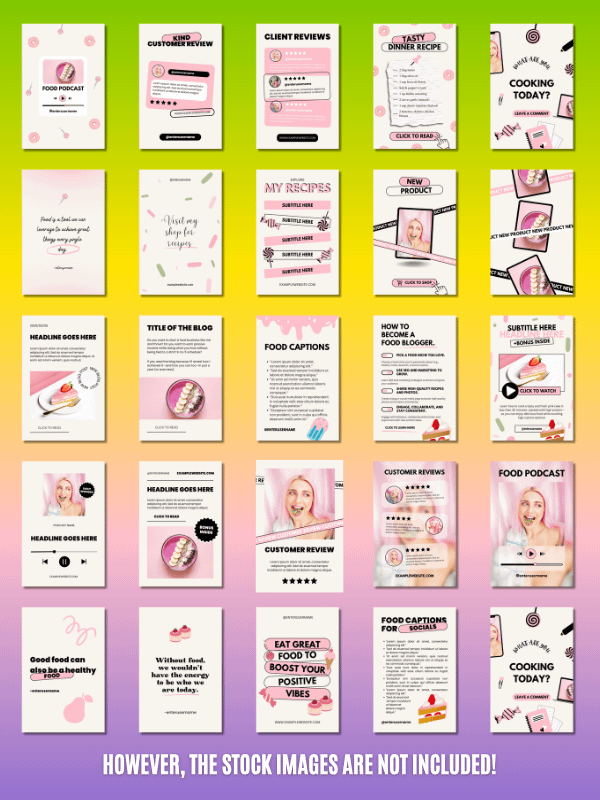 MRR/PLR Baking Pinterest Templates product image (5)