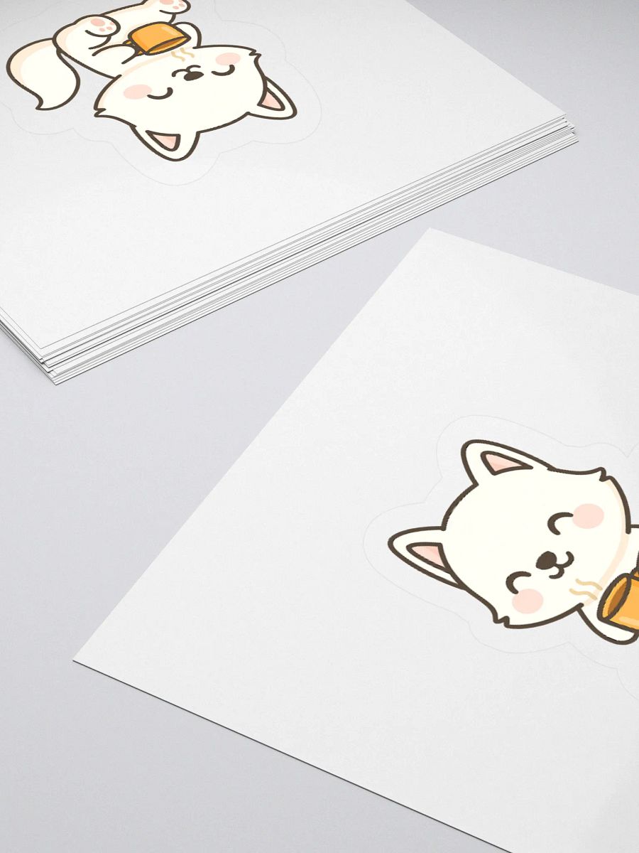 Arctic Fox Tea Time Sticker product image (12)