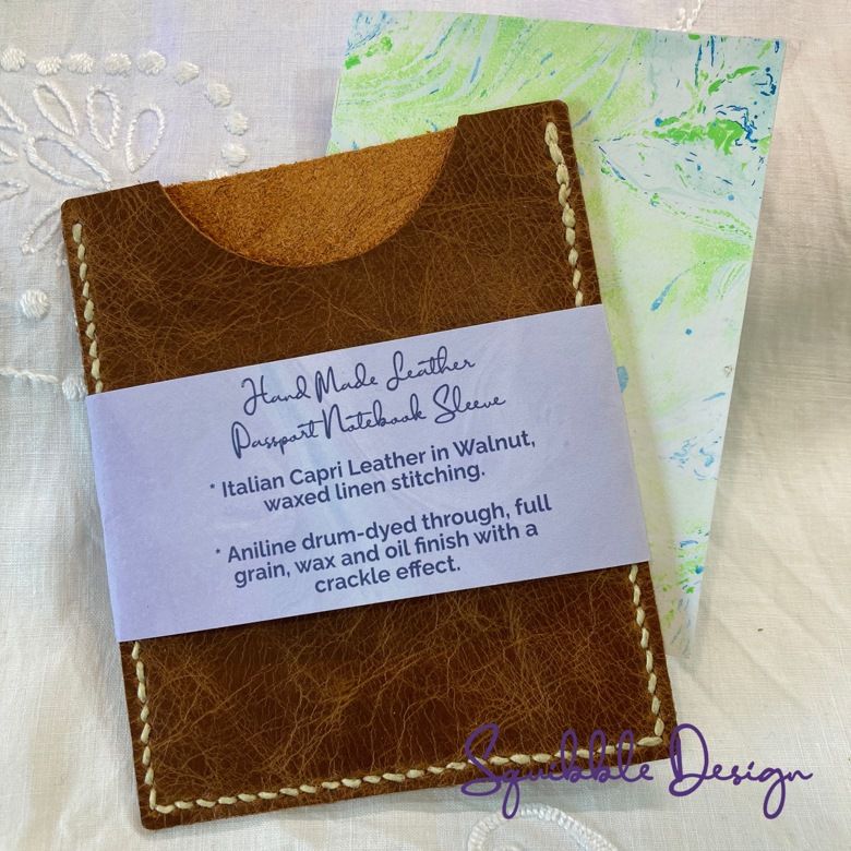 Leather Sleeve for Passport Watercolour Sketchbooks product image (3)