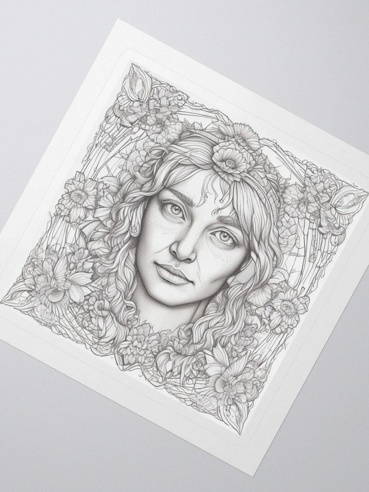 Floral Enchantment Kiss Cut Stickers product image (2)