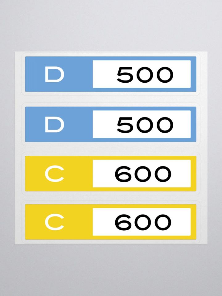 DC class stickers set product image (1)