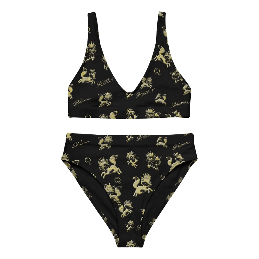 Vixen Queen Golden Vixen High Wasted black Bikini product image (6)