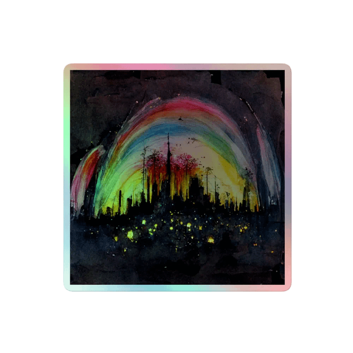 Cityscape Dreams Holographic Sticker Set product image (2)