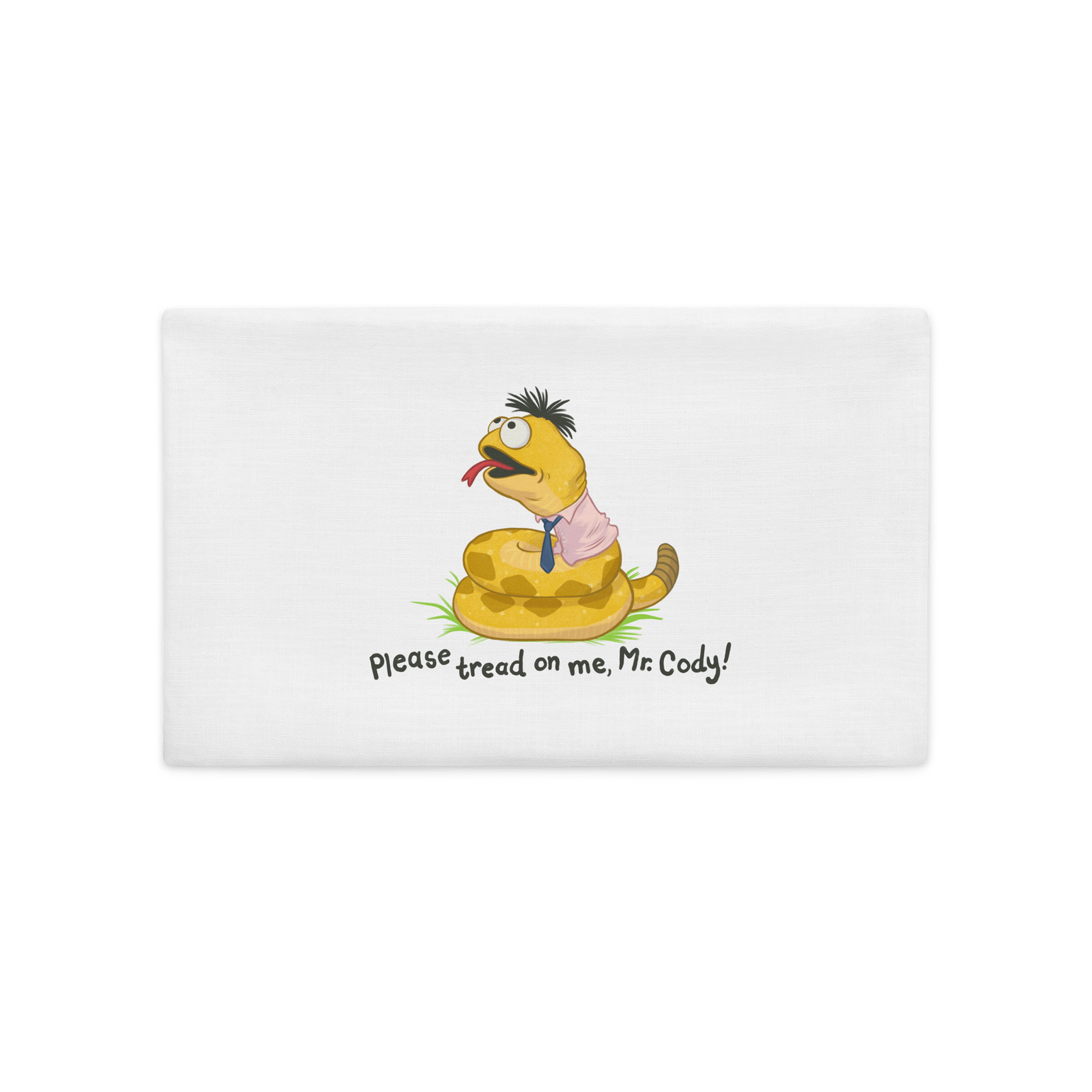 Warmbo "Please Tread On Me" Pillowcase product image (1)