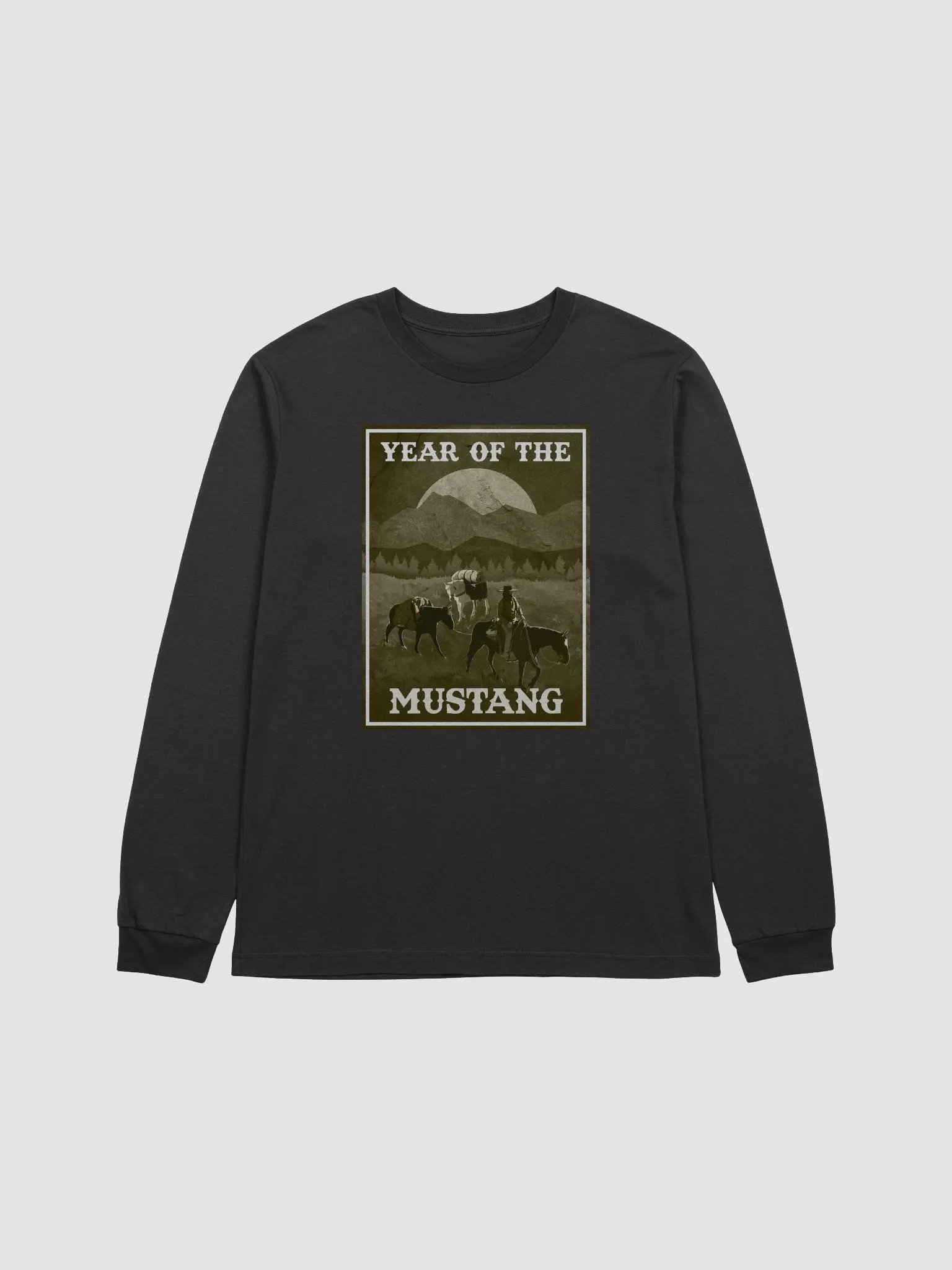 Year of the Mustang Finale Long Sleeve Tee (Tan) product image (3)
