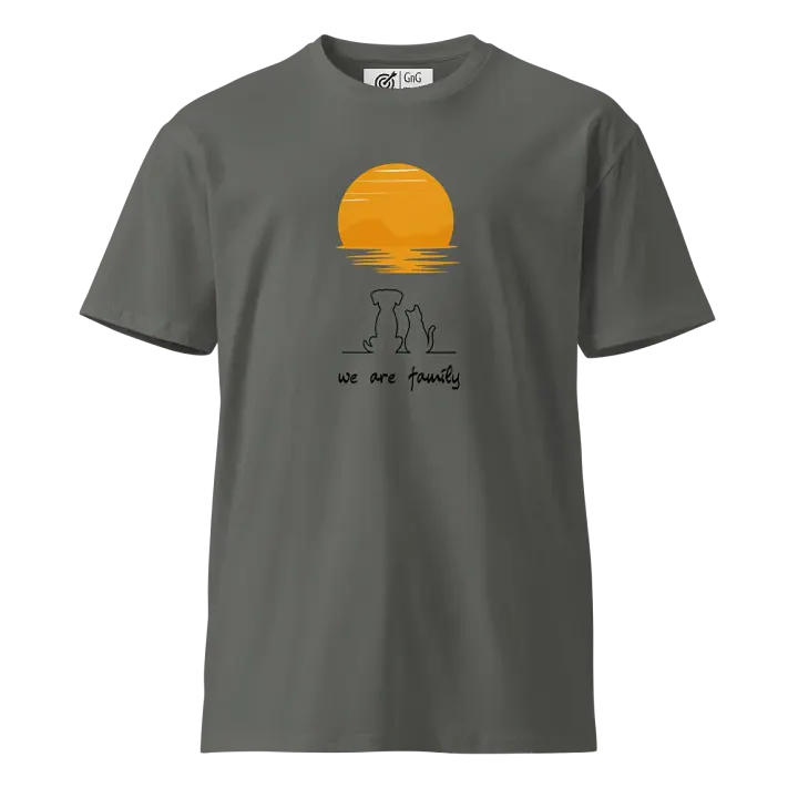 Cat and Dog (We Family) - Unisex Premium T-Shirt product image (1)
