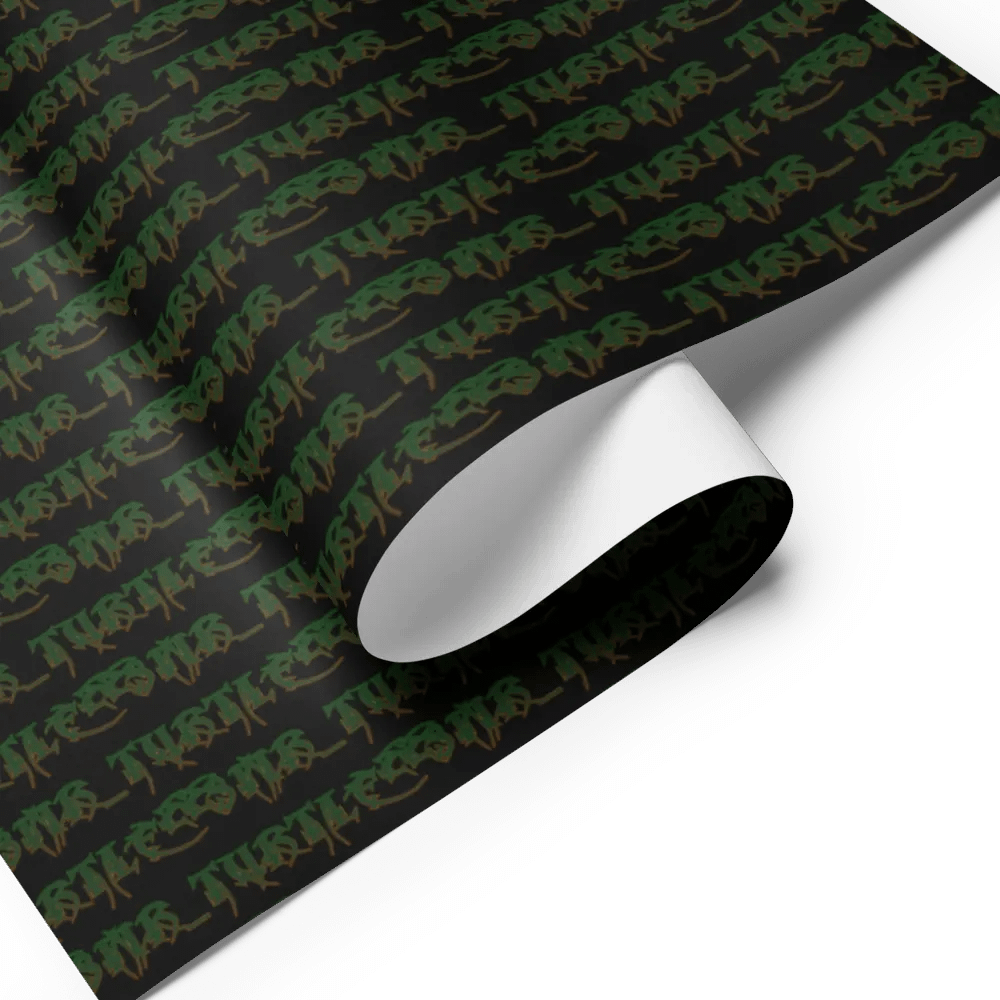 Mr turtle logo wrapping paper product image (7)