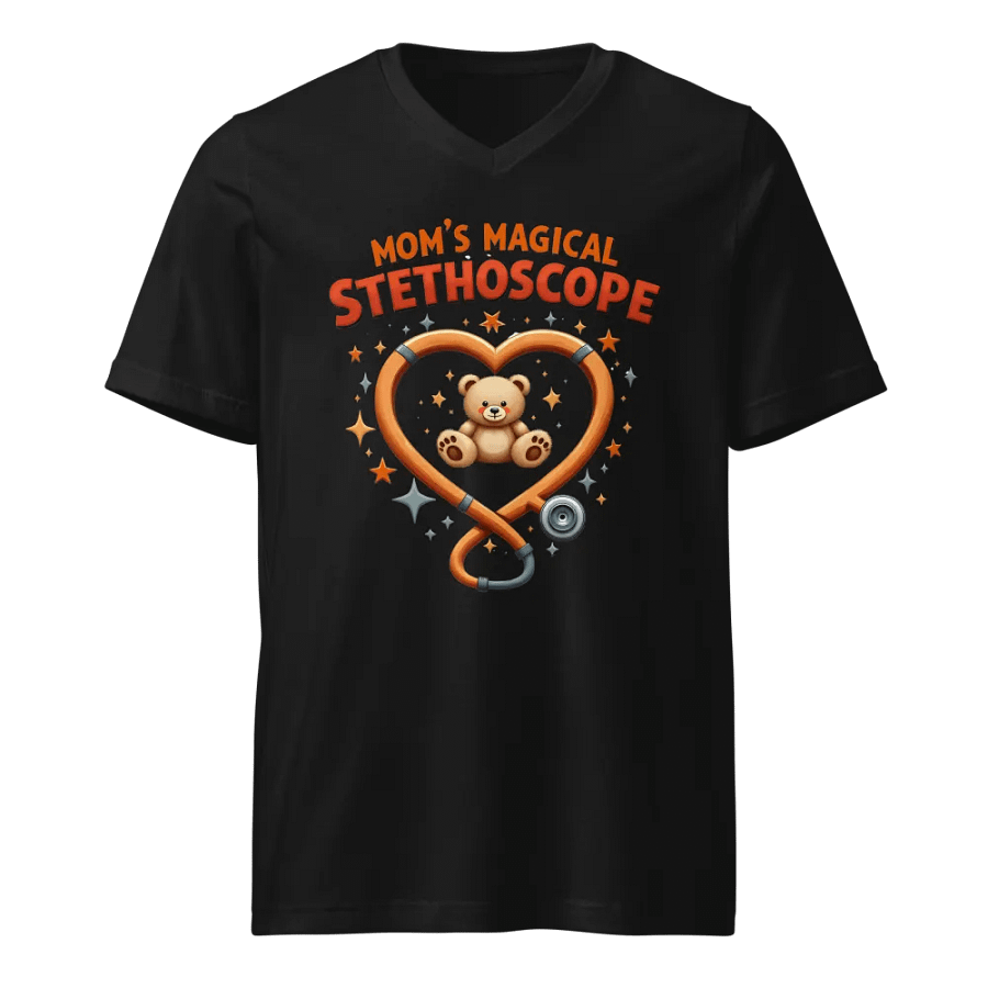 Mom's Magical Stethoscope Heart T-Shirt product image (1)
