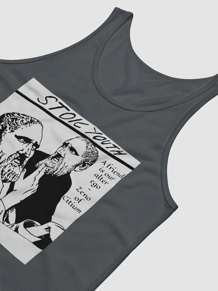 Stoic Youth Zeno of Citium quote Bella+Canvas Jersey Tank product image (6)