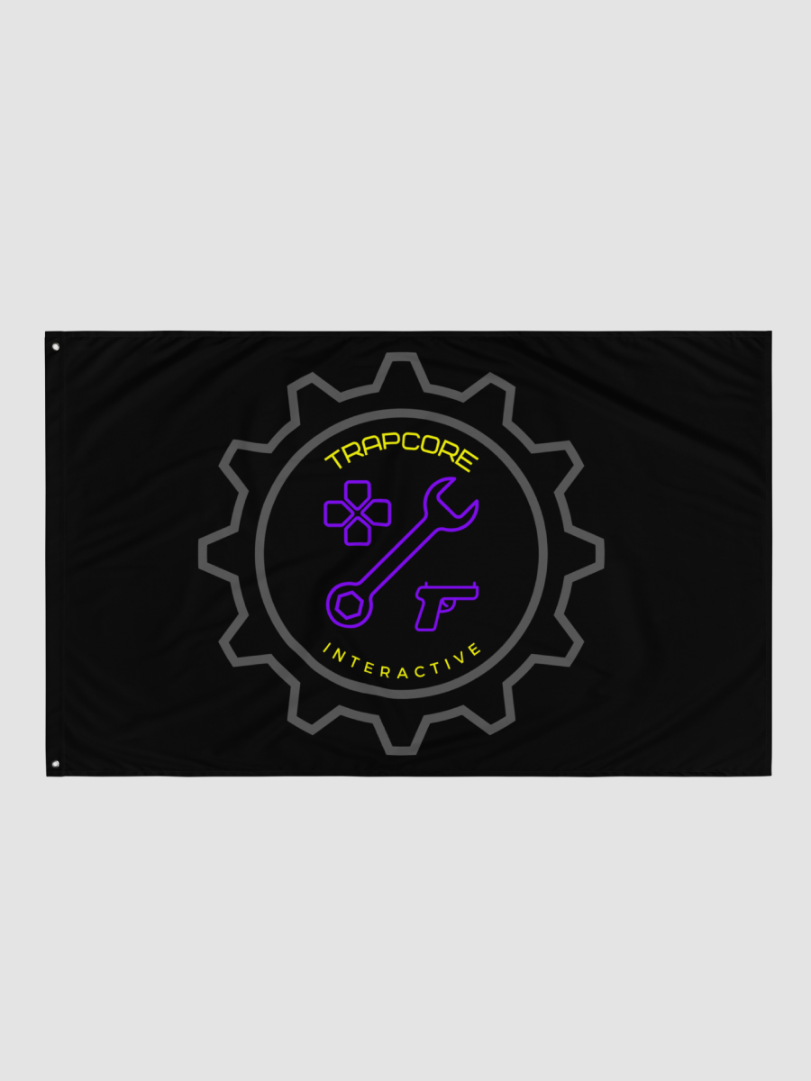 Black TCI Logo Flag product image (2)