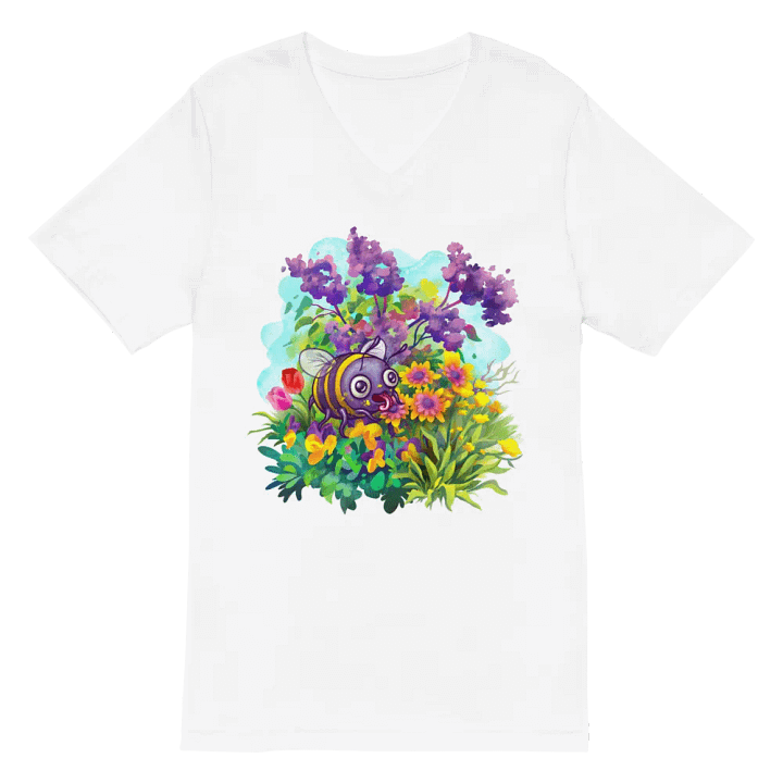 Gettin' Pollenated V-Neck Jersey T-Shirt product image (6)