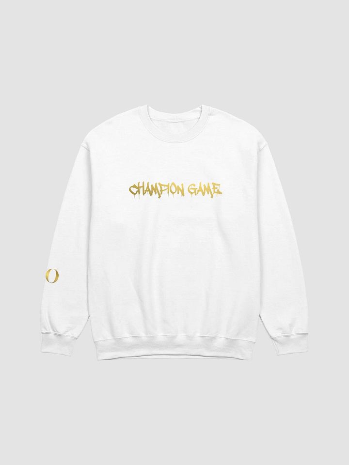 Champion Game Drip Sweatshirt White product image (2)