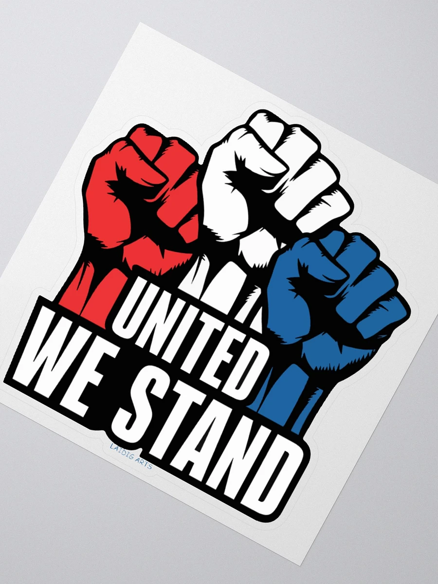 United We Stand Fists Vinyl Sticker product image (5)