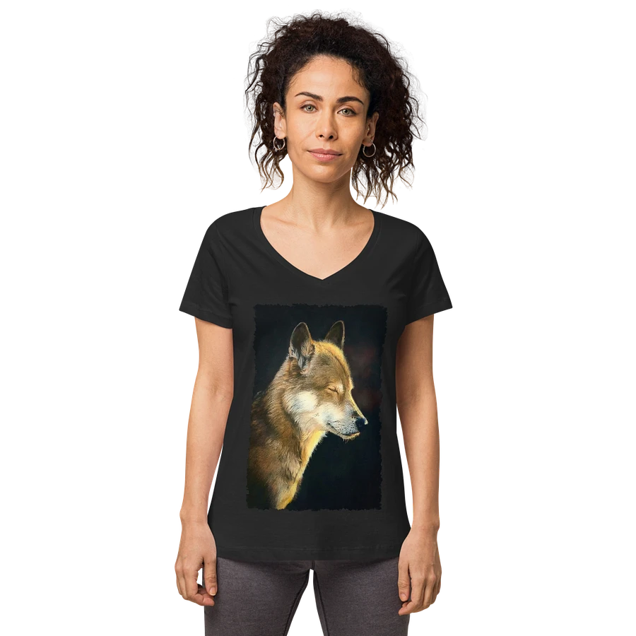 Dawn Wolf V-Neck Shirt product image (1)