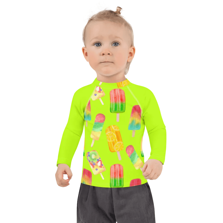Summer Popsicle Party Kids Rash Guard product image (1)