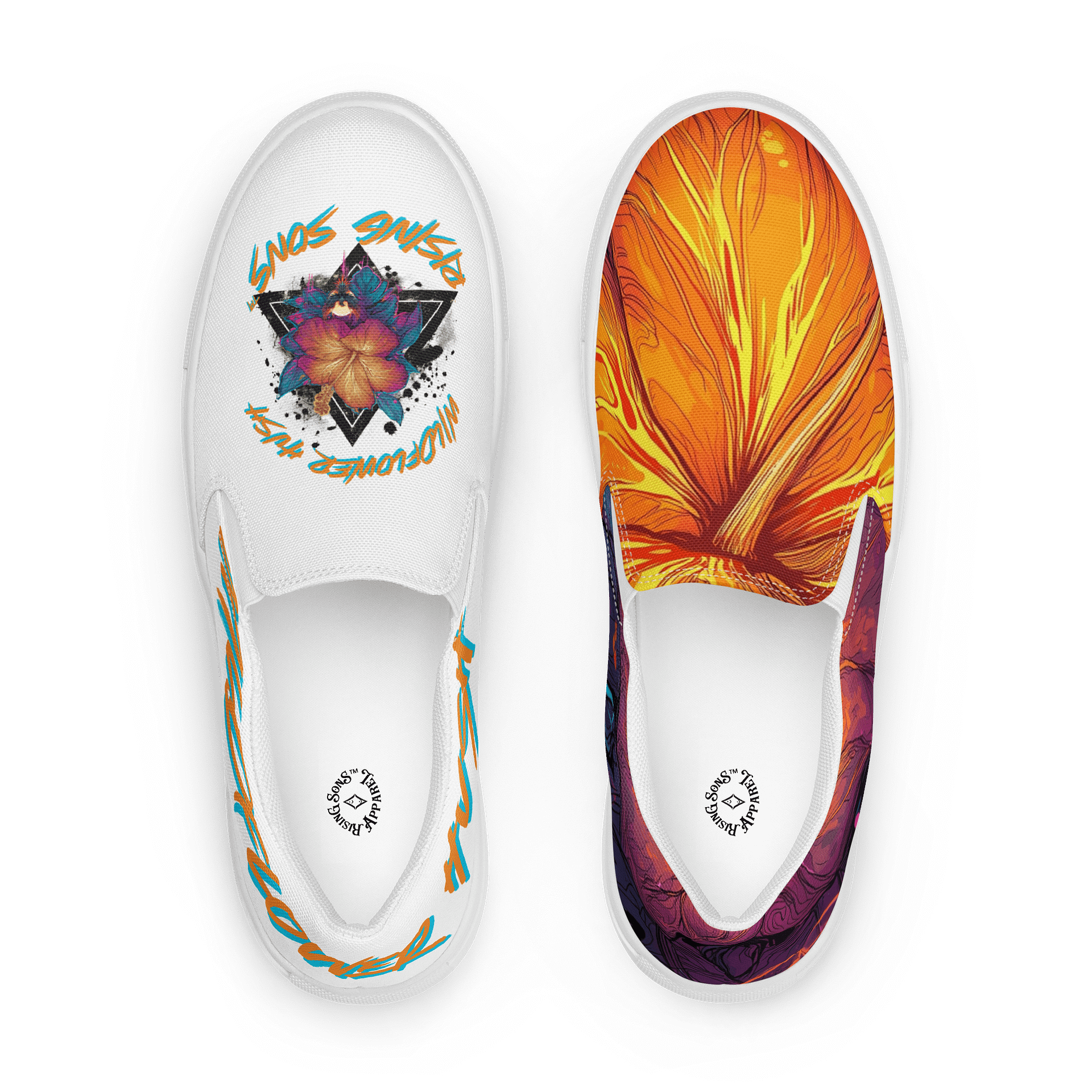Wildflower Hush™ x Rising Sons™ - Women's Slip-on Canvas product image (1)