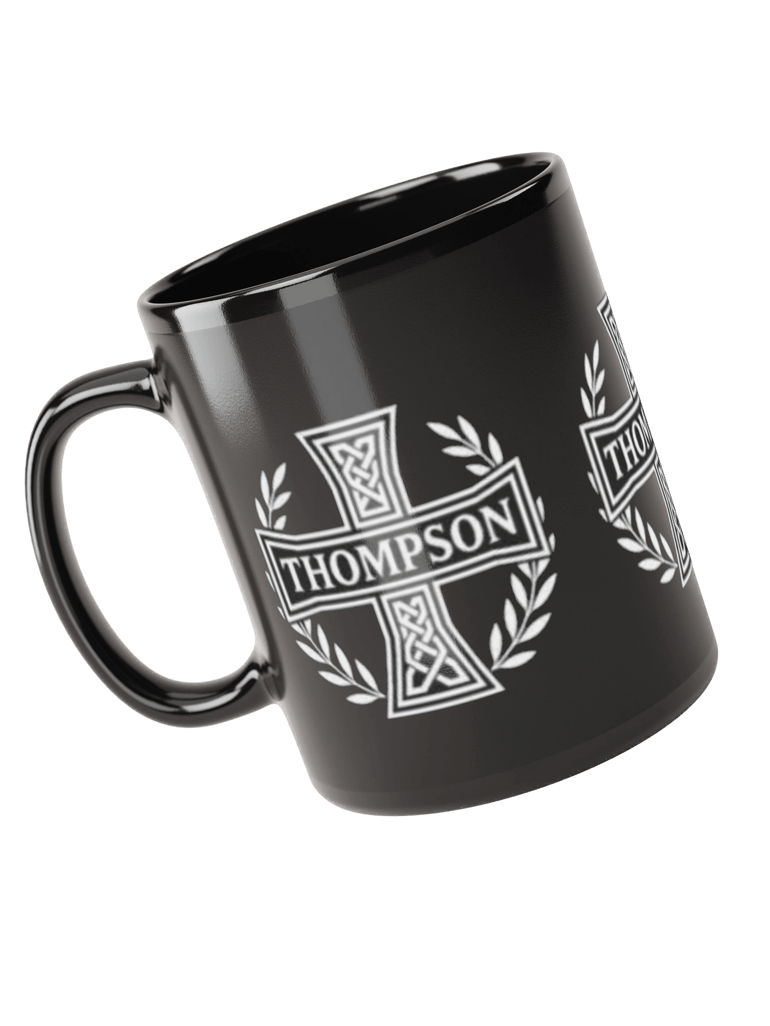 Ornate Cross Personalized Mug Thompson product image (3)