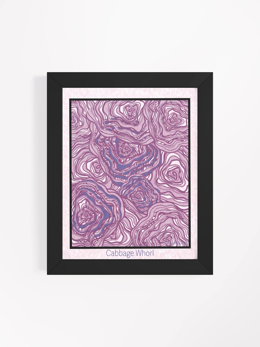 Cabbage Whorl – Framed Art Poster product image (4)