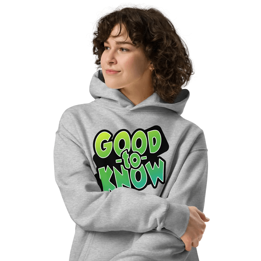 Good to Know Hoodie product image (4)