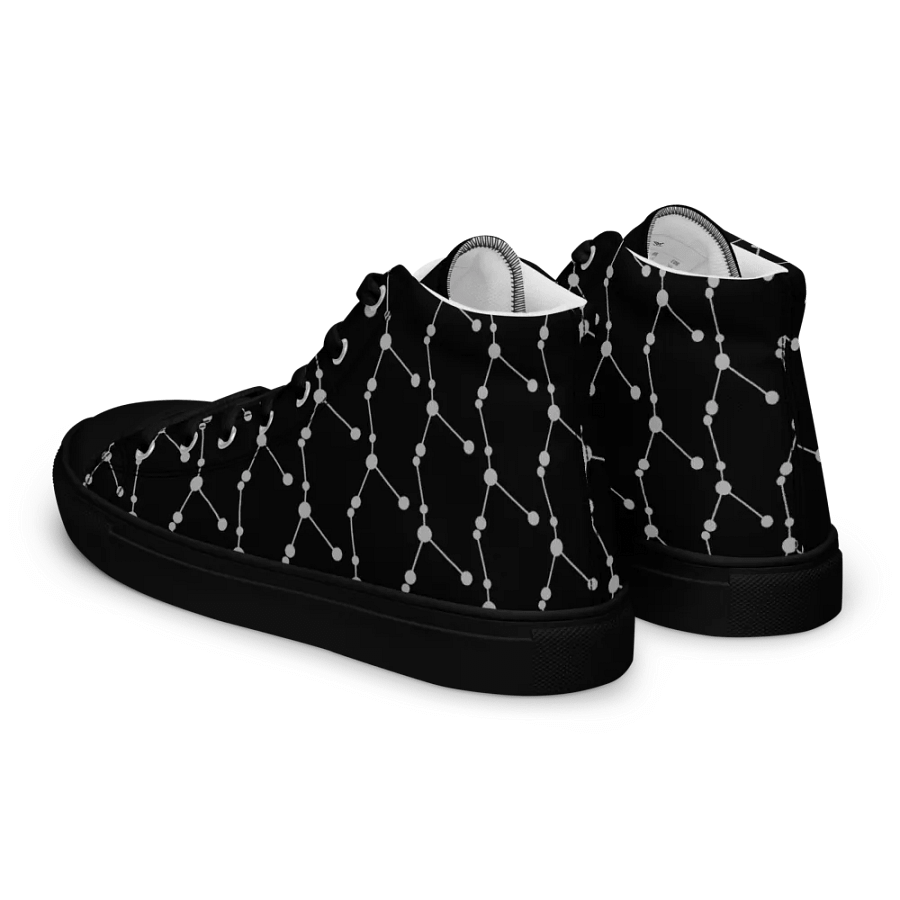 Cancer Symmetry High Top Canvas Shoes product image (14)